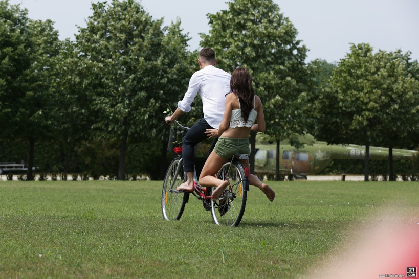 Katy On A Bicycle 02