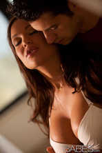 Angelica Heart gets her round tits sprayed with hot cum 08