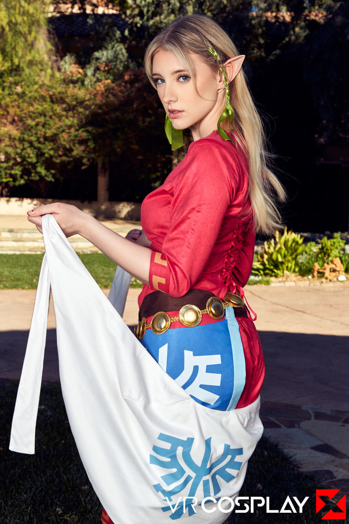 Zelda-Inspired Red Costume in a Skyward Sword Parody