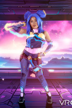 Neon Cosplay in a Cyberpunk Bedroom Set photo 20