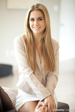 Cassidy Cole Tiny Skirt Shows Off Bald Twat 01