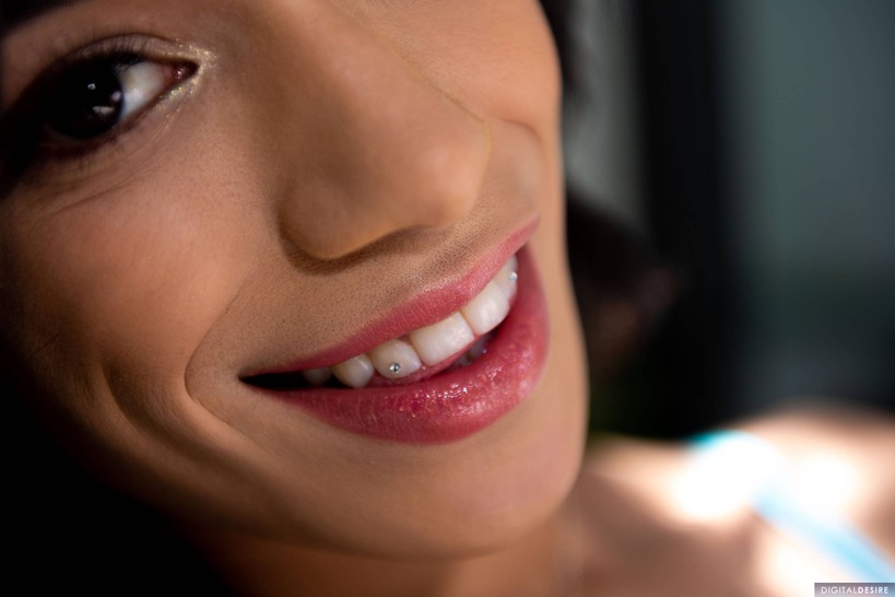 Savannah Sixx Posing In Blue Lingerie 11