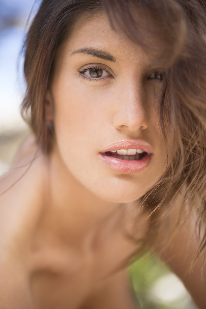 Flawless August Ames reveals her perfect big Boobs 01