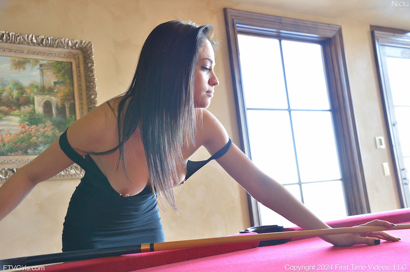 Erotic Pool Play / Nicki / FTV Girls / Hot Babe Playing Pool / Free Babe Pics 08