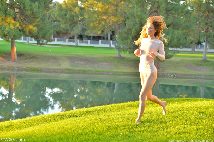 Sheer White Mini Dress by the Pond photo 20