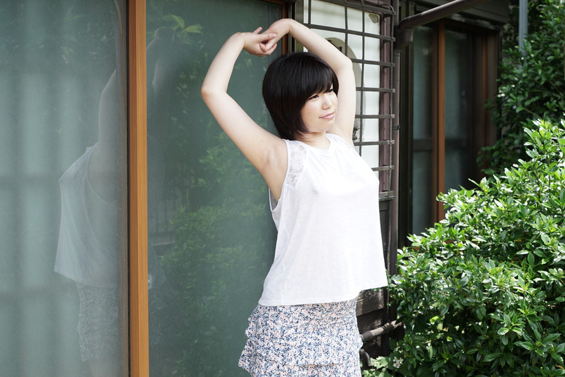 White Top and Plaid Skirt in an Explicit Delivery Roleplay photo 5