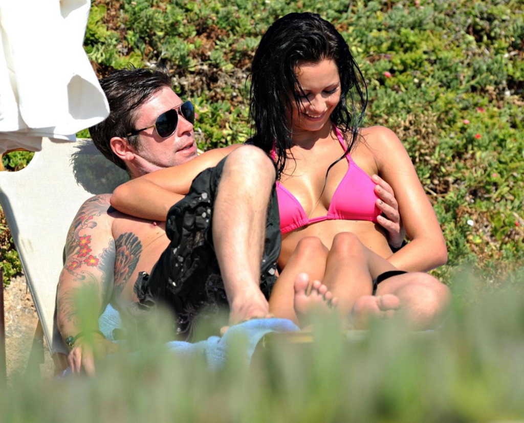Jessica in a Pink Bikini by the Water photo 9