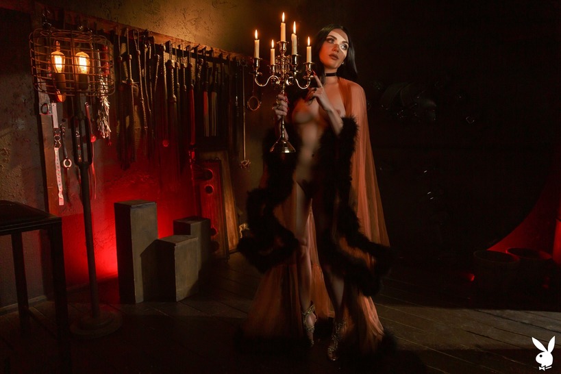 Catjira in Candlelight with Dark Theatrical Styling photo 1