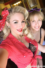 Khloe Terae Glamour Model Playmate - Behind The Scenes Gallery photo 2