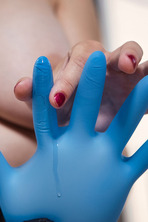 Maya D Playing With Rubber Gloves - Faux Fingers Gallery 15