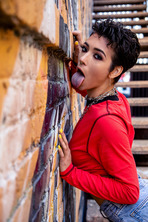 Brooklyn Gray With Her Board 04