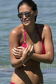 Bar Refaeli At The Beach
