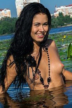 Macy B Is On The Golden Beach