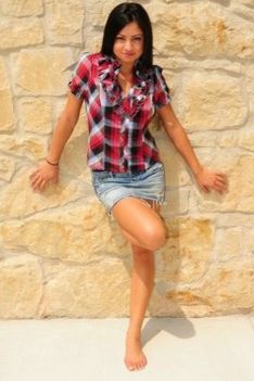 Cierra Looks Sexy In Plaid