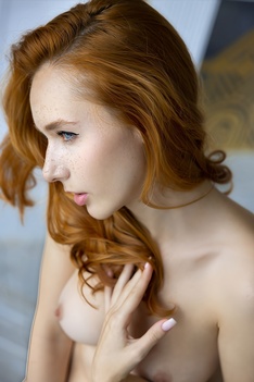 Lila Rouge Enticing In Sheer Black Lingerie That Does Little To Conceal The Sexy Contours 