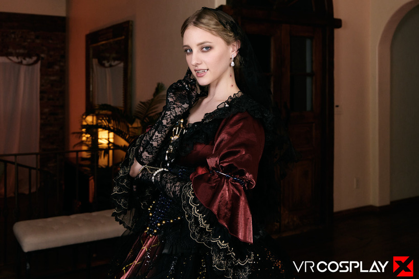 Gothic Nosferatu Cosplay in Velvet and Lace photo 19